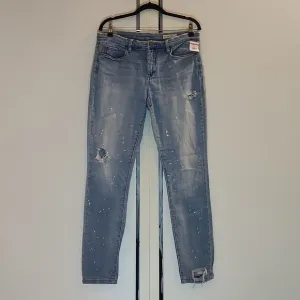 Blank NYC Skinny Classique Splatter Distressed Jeans size 31