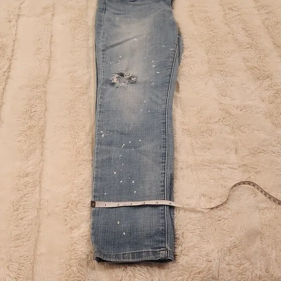 Blank NYC Skinny Classique Splatter Distressed Jeans size 31