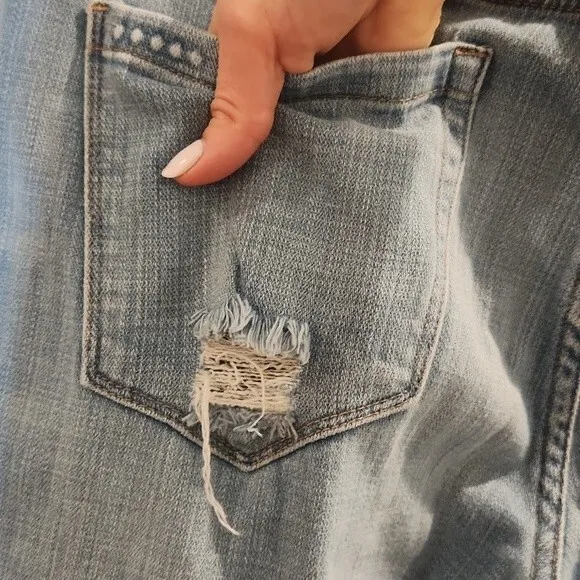 Blank NYC Skinny Classique Splatter Distressed Jeans size 31