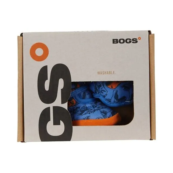 Bogs Boys Dino Blue Winter Booties