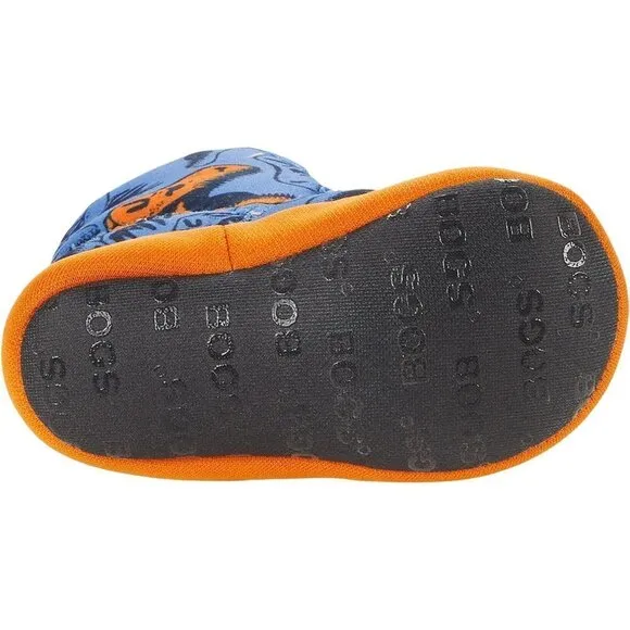 Bogs Boys Dino Blue Winter Booties