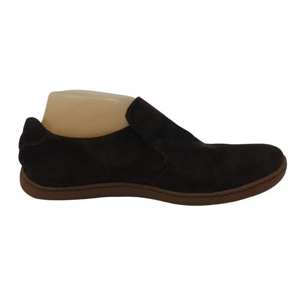 Born Galen Loafers Shoes Mens 8 Brown Suede Slip On Comfort