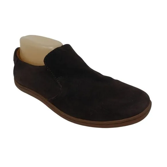 Born Galen Loafers Shoes Mens 8 Brown Suede Slip On Comfort