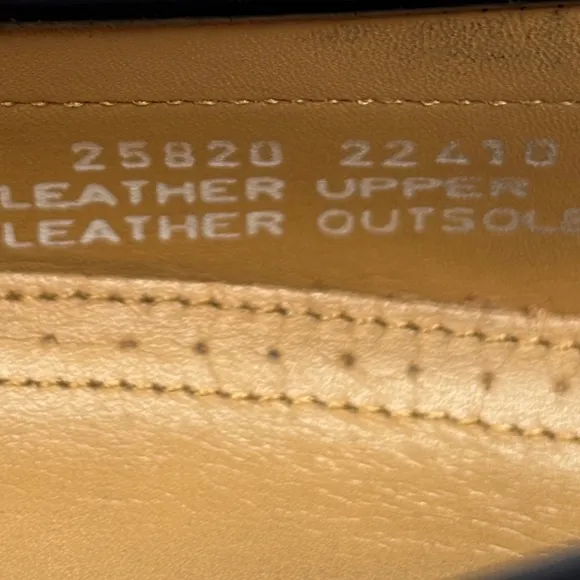 Bostonian Crown Windsor Black All Leather Penny Loafer Shoe Size 9.5 DPreppy