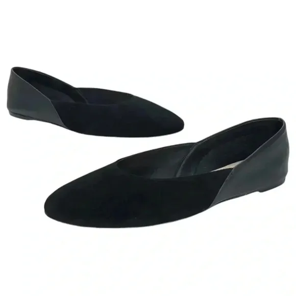Botkier Britt Womens Flats 5M Black Leather Slip On