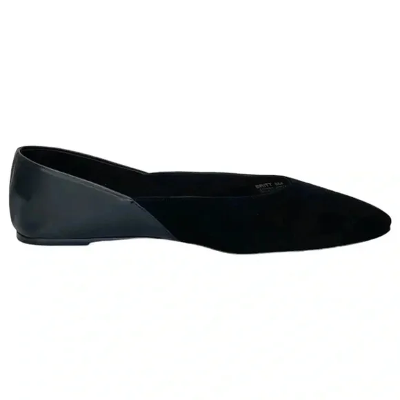 Botkier Britt Womens Flats 5M Black Leather Slip On
