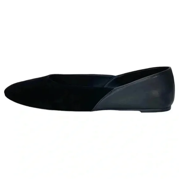 Botkier Britt Womens Flats 6.5M Black Leather Slip On
