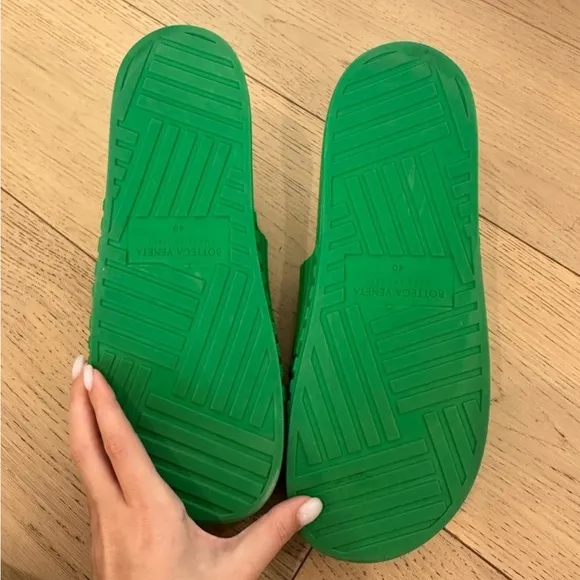 Bottega Veneta Green Sandals