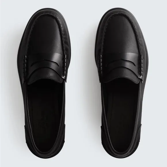 Brand New In Box rag &amp; bone Leather Carter Loafers size 8 Black