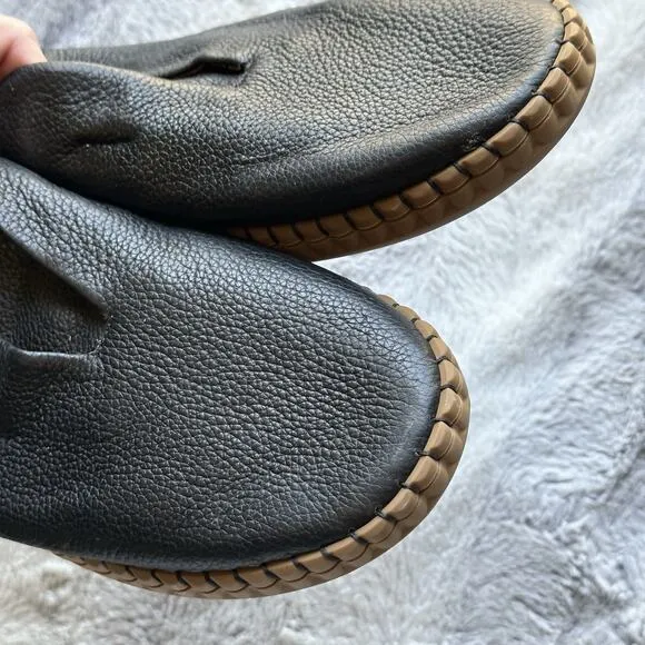 Brioso Pebbled Brazil Leather Women’s comfort Loafers Slip On Shoes Size 11