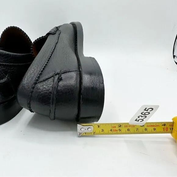 Brooks Brothers x Allen Edmonds Black Leather Penny Loafers 10.5 D