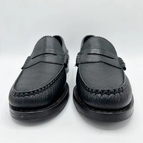 Brooks Brothers x Allen Edmonds Black Leather Penny Loafers 10.5 D