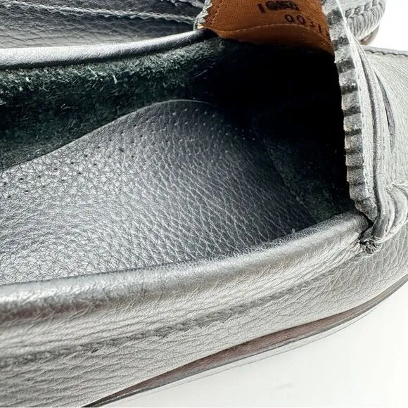 Brooks Brothers x Allen Edmonds Black Leather Penny Loafers 10.5 D