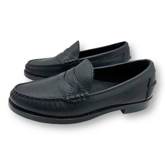 Brooks Brothers x Allen Edmonds Black Leather Penny Loafers 10.5 D
