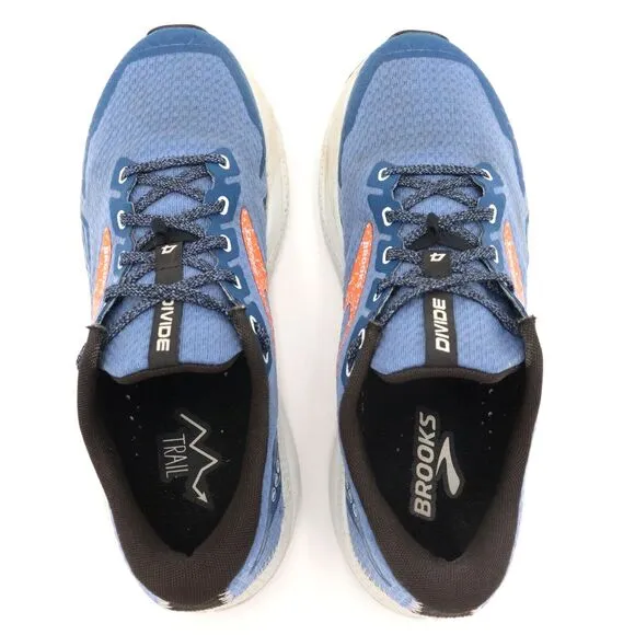 Brooks Divide 4 Mens Size 9 US‎  Blue Orange Trail Hiking Running Shoes Sneakers