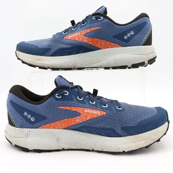 Brooks Divide 4 Mens Size 9 US‎  Blue Orange Trail Hiking Running Shoes Sneakers