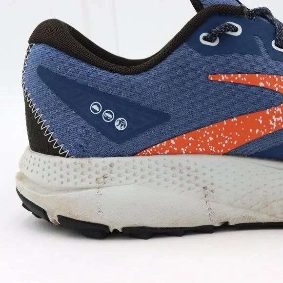 Brooks Divide 4 Mens Size 9 US‎  Blue Orange Trail Hiking Running Shoes Sneakers