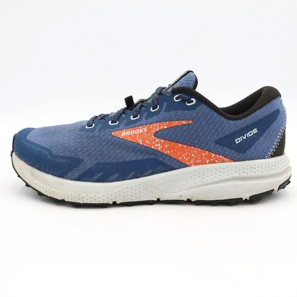 Brooks Divide 4 Mens Size 9 US‎  Blue Orange Trail Hiking Running Shoes Sneakers