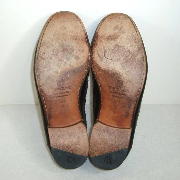 BRUNO MAGLI Tu-Tone Leather Kiltie Loafers Size 10 1/2