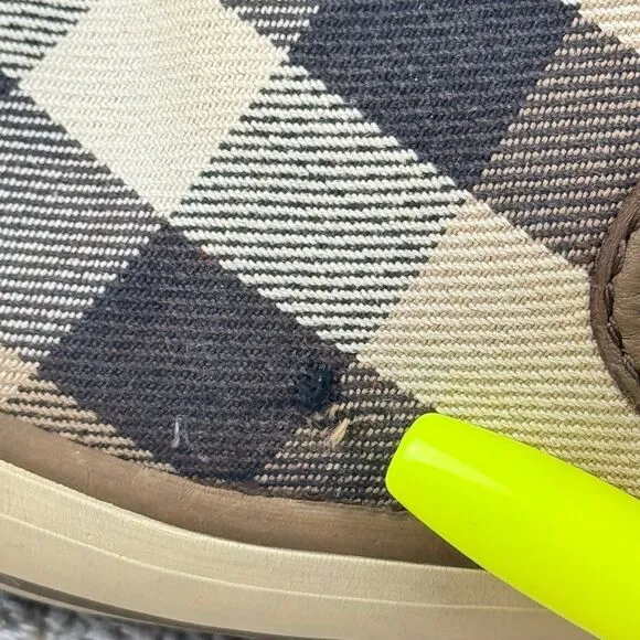 Burberry Distressed slip On sneaker size 7.5