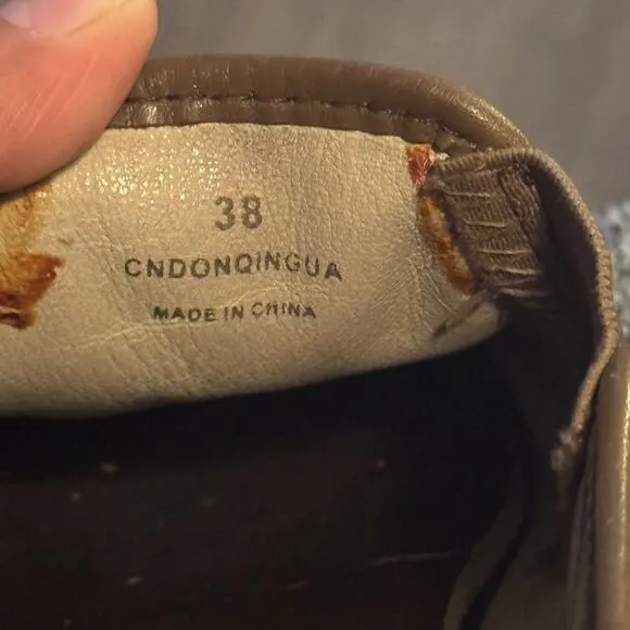 Burberry Distressed slip On sneaker size 7.5