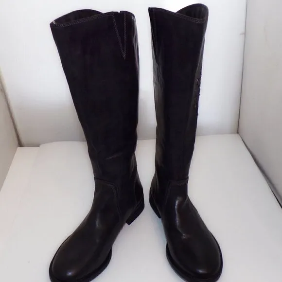 BUSSOLA Anthropologie Star Studded Riding Boots sz 38 7.5 NEW