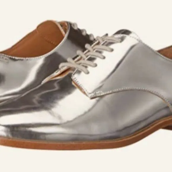 Calvin Klein Camella Oxford Shoe silver size 8