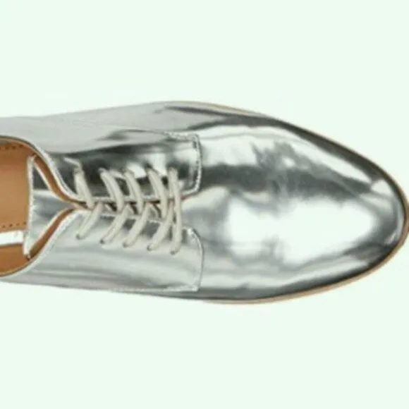 Calvin Klein Camella Oxford Shoe silver size 8