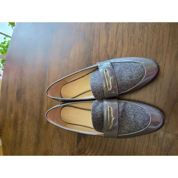 Calvin Klein womens loafters size 8.5 34E9623 Wendall
