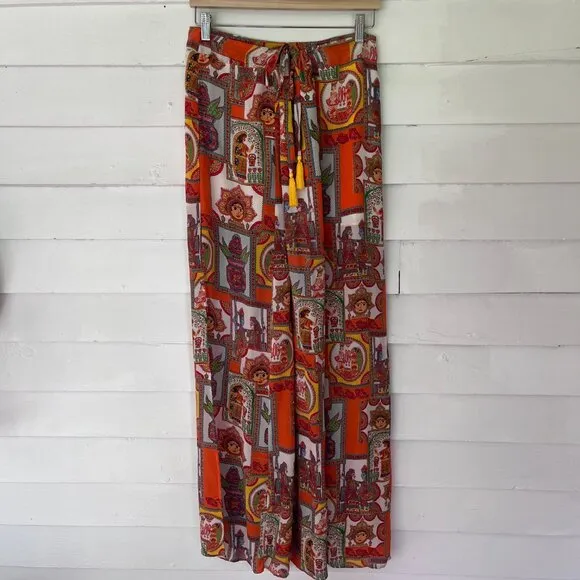 Calypso St. Barth Silk Maxi Skirt - Small