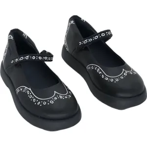 Camper Kids Girls Black Duet Mary Jane Flat, 11 Toddler