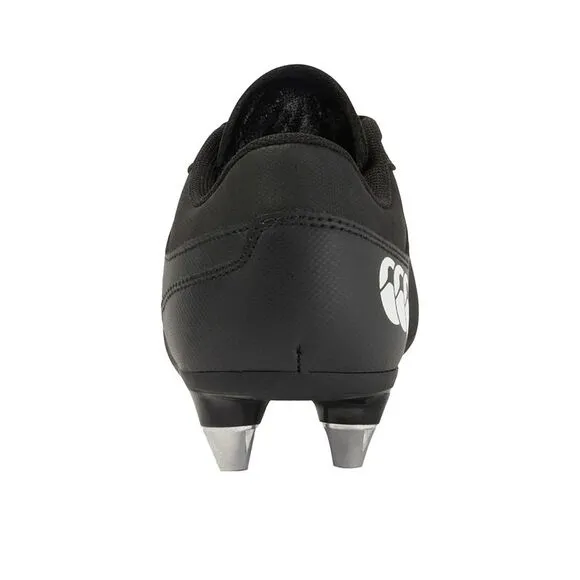 Canterbury Childrens/Kids Phoenix Raze Soft Ground Rugby Boots / Black/White
