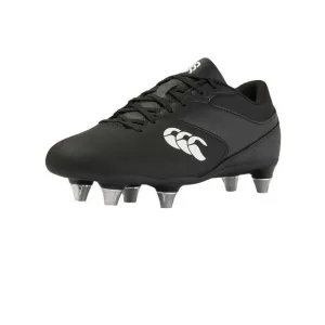 Canterbury Childrens/Kids Phoenix Raze Soft Ground Rugby Boots / Black/White