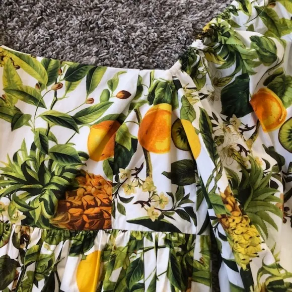 CARA CARA Sip Sip Mini Dress - Banana Multi