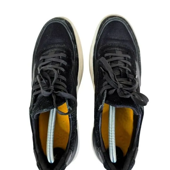 Casca Avro Utility 1 Black Suede and Mesh Lace Up Casual Sneakers M 9.5 - W 11.5
