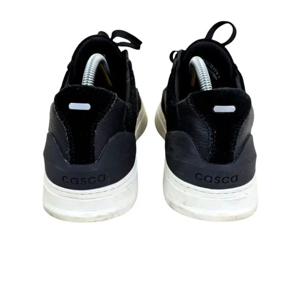 Casca Avro Utility 1 Black Suede and Mesh Lace Up Casual Sneakers M 9.5 - W 11.5