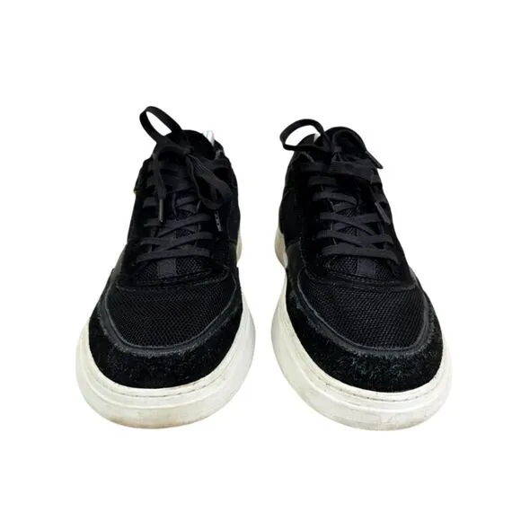 Casca Avro Utility 1 Black Suede and Mesh Lace Up Casual Sneakers M 9.5 - W 11.5