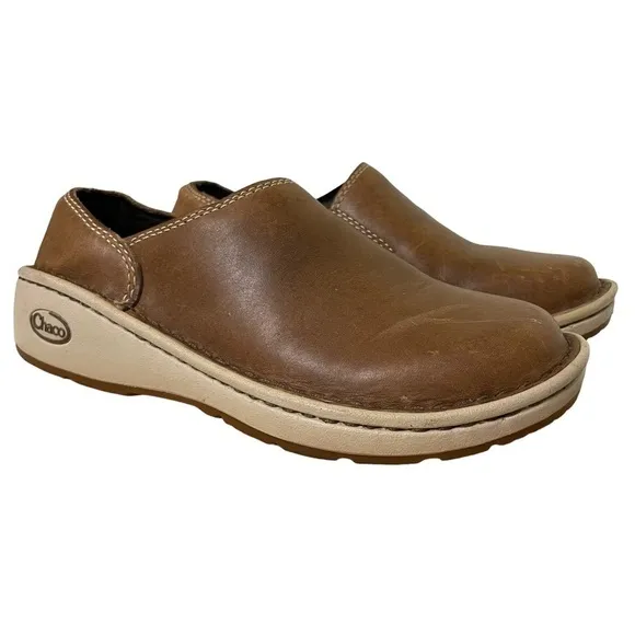 Chaco Women’s Zaagh Vibram Gunnison Shiitake Brown Slip On Loafers Size 5