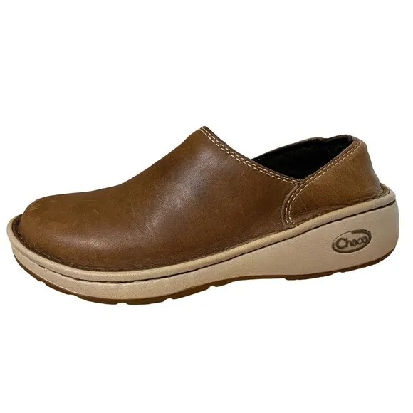 Chaco Women’s Zaagh Vibram Gunnison Shiitake Brown Slip On Loafers Size 5