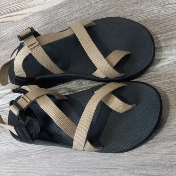 Chaco Z/Boulder 2 Multisport Sandals - Men's Tan &amp; Black Size 11