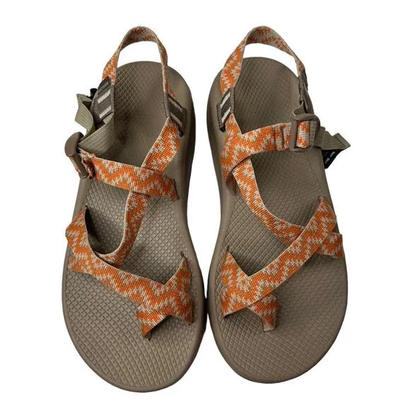 Chaco's Men's ZCloud 2 Cascade Tan Orange Straps Sandals Men's Size 11 J106525