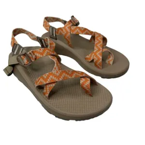 Chaco's Men's ZCloud 2 Cascade Tan Orange Straps Sandals Men's Size 11 J106525