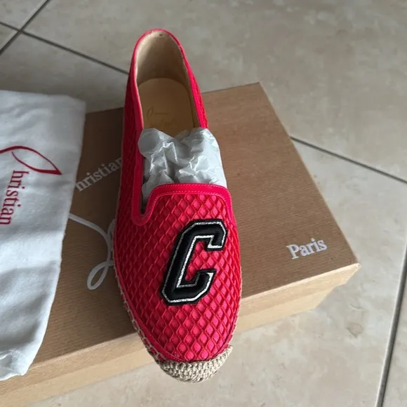 Christian Louboutin Women's Pink Espadrilles