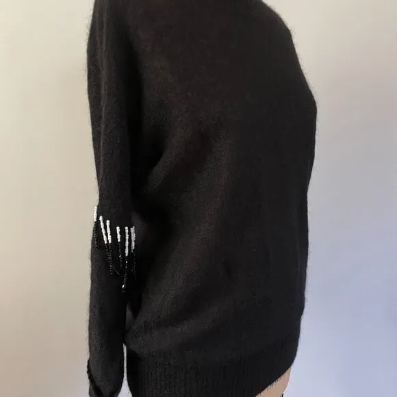 Christopher Kane Superkid Mohair Noisemaker Black Sweater Loewe Super Soft Wool