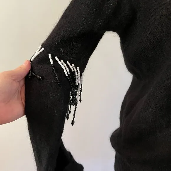 Christopher Kane Superkid Mohair Noisemaker Black Sweater Loewe Super Soft Wool