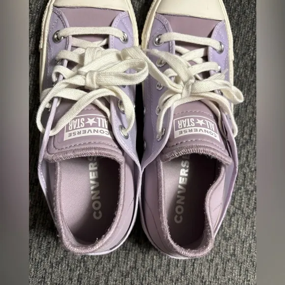 Chuck Taylor All Star Crush Heel Summer Utility Womens Lilac Sneakers Size 8