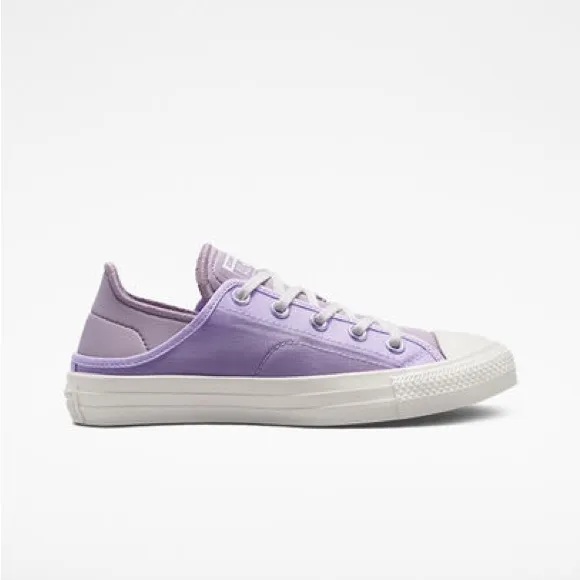 Chuck Taylor All Star Crush Heel Summer Utility Womens Lilac Sneakers Size 8