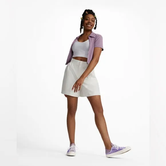 Chuck Taylor All Star Crush Heel Summer Utility Womens Lilac Sneakers Size 8