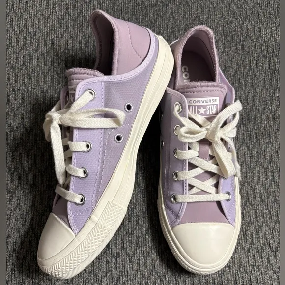 Chuck Taylor All Star Crush Heel Summer Utility Womens Lilac Sneakers Size 8