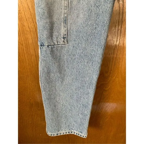 Citizens Of Humanity Annika High Rise Paper Bag Patch Pocket Jeans Blue Size 26